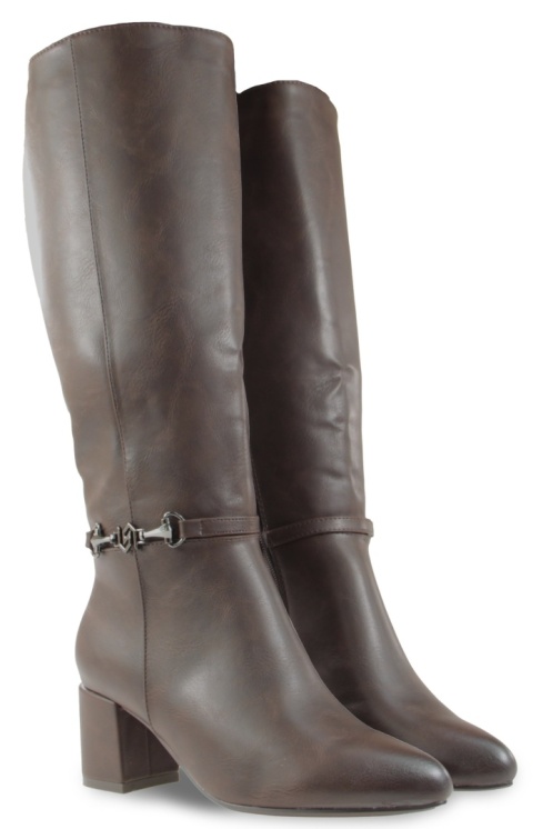 Kozaki damskie M. Daszyński MR2263-12 brąz