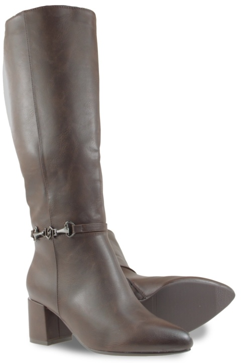 Kozaki damskie M. Daszyński MR2263-12 brąz