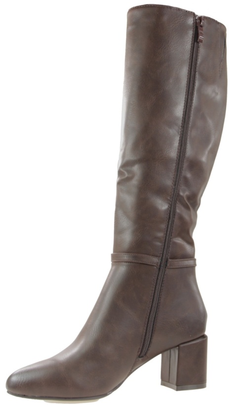 Kozaki damskie M. Daszyński MR2263-12 brąz