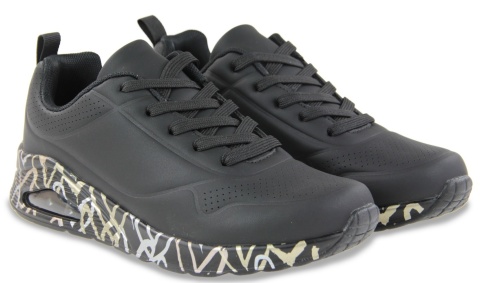 Obuwie młodzieżowe sportowe 9038-1 czarny