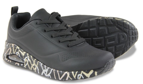 Obuwie młodzieżowe sportowe 9038-1 czarny