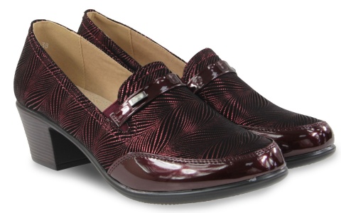 Półbuty damskie 2712-3 czerwony