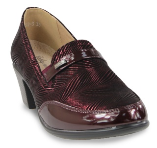 Półbuty damskie 2712-3 czerwony