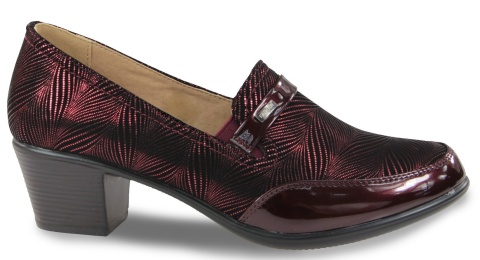 Półbuty damskie 2712-3 czerwony