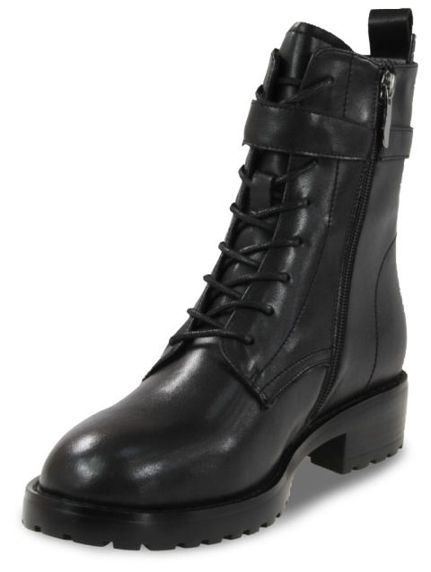 Skórzane botki damskie Evento 25BT24-9231 czarny