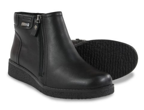 Skórzane botki damskie Sergio Leone BT25348-S czarny