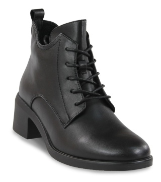 Skórzane botki damskie Sergio Leone BT25439-S czarny