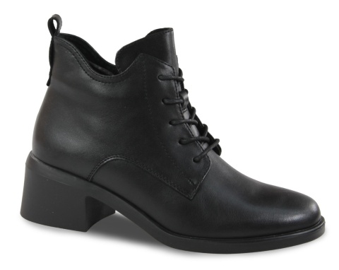 Skórzane botki damskie Sergio Leone BT25439-S czarny