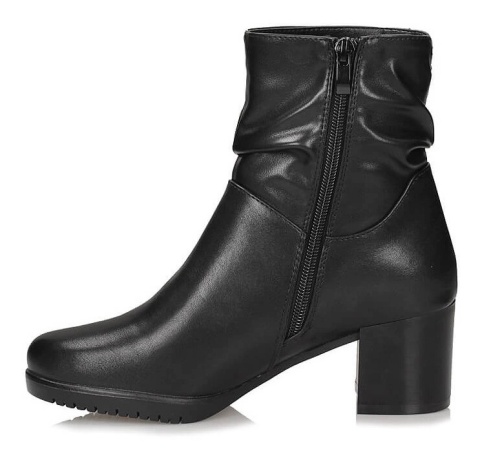 Skórzane botki damskie Sergio Leone BT25636-S czarny