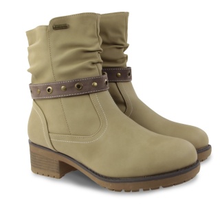 Botki damskie Cabin 12050-5 beż