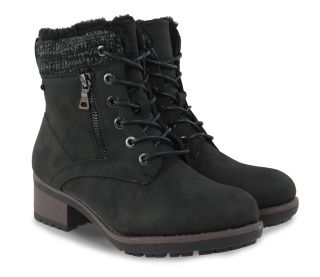 Botki damskie Cabin 12051-1 czarny