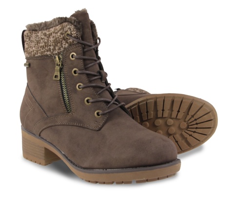 Botki damskie Cabin 12051-9 khaki