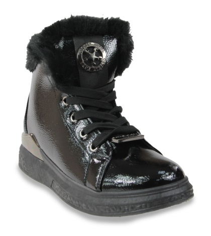 Botki damskie Camo 3007-10 czarne