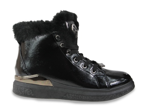 Botki damskie Camo 3007-10 czarne