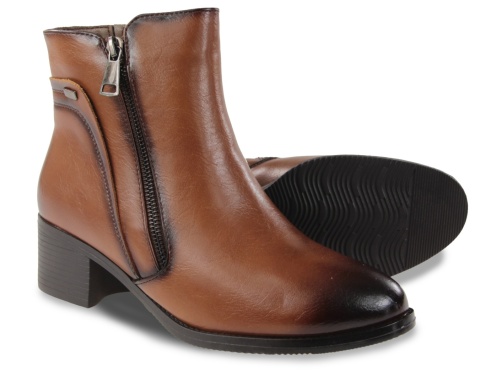 Botki damskie Evento 25BT02-9393 brąz