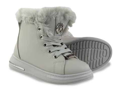 Botki dziecięce 3800-6 szary