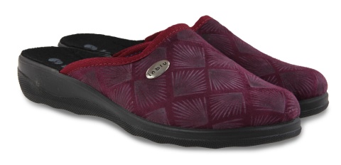 Kapcie damskie Inblu CA-8H bordo