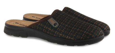 Kapcie męskie Inblu BG -61 ciemny brąz