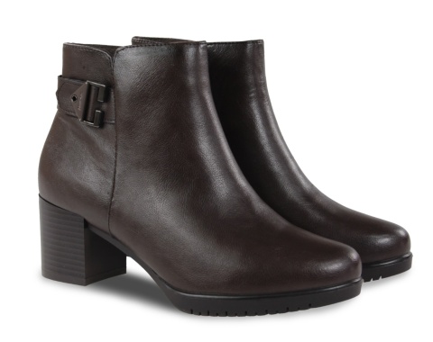 Skórzane botki damskie Sergio Leone BT25914-S brąz