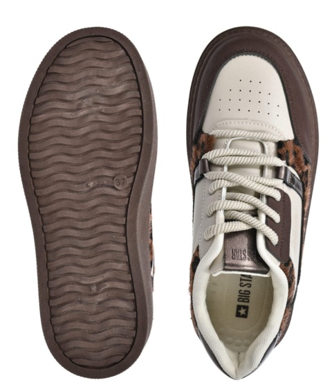 Sneakersy damskie BIG STAR SHOES SS274356 beż