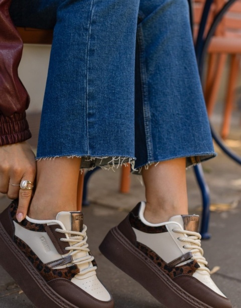 Sneakersy damskie BIG STAR SHOES SS274356 beż