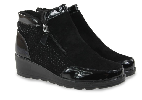 Sneakersy damskie Cabin 22T102-1 czarny