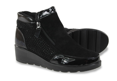 Sneakersy damskie Cabin 22T102-1 czarny