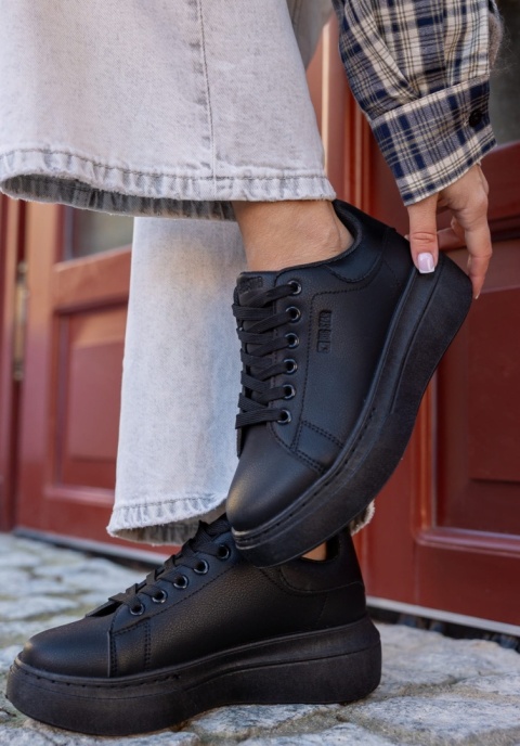 Sneakersy damskie SS274244 czarny