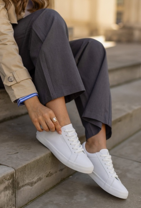 Sneakersy damskie białe BIG STAR SS274280 biały