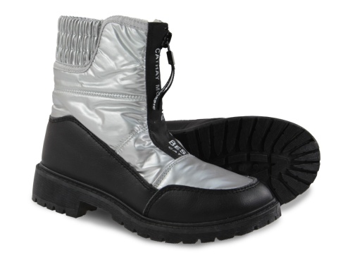 Śniegowce dziecięce 3521-3 srebrne