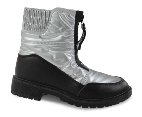 Śniegowce dziecięce 3521-3 srebrne