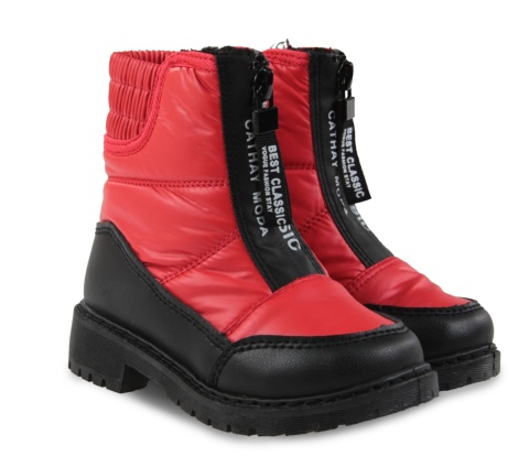 Śniegowce dziecięce 3522-6 czerwony