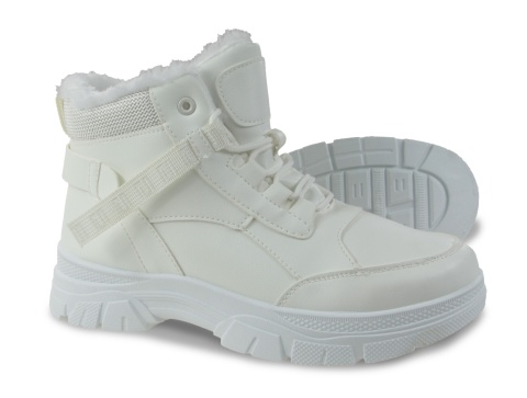 Trapery damskie 3911-2 biały