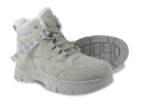 Trapery damskie 3911-3 szary