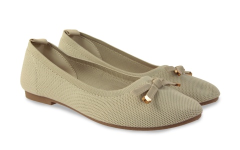 Baleriny damskie Evento 25BL02-9048 beż