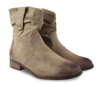 Botki damskie evento 25BT35-9180 beżowe