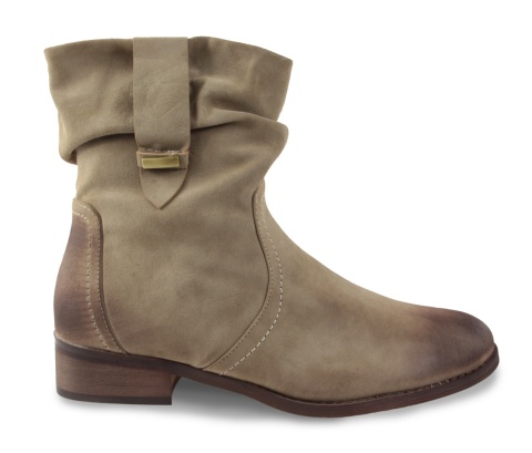 Botki damskie evento 25BT35-9180 beżowe