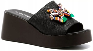 Klapki damskie M. Daszyński MR24130-1 czarny