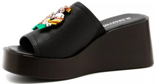 Klapki damskie M. Daszyński MR24130-1 czarny