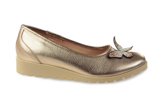 Półbuty damskie M. Daszyński MR1628-19 złoty