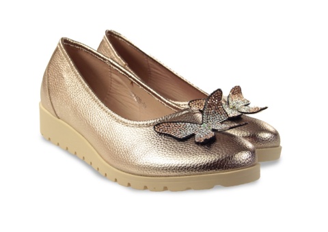 Półbuty damskie M. Daszyński MR1628-19 złoty