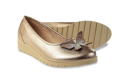 Półbuty damskie M. Daszyński MR1628-19 złoty