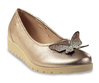 Półbuty damskie M. Daszyński MR1628-19 złoty