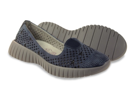 Półbuty damskie M. Daszyński RMR2270-4 niebieski