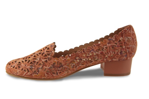 Półbuty damskie M. Daszyński SA200-1 pomarańczowy