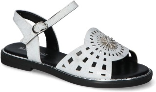 Sandały damskie M. Daszyński MR2266-11 srebrny