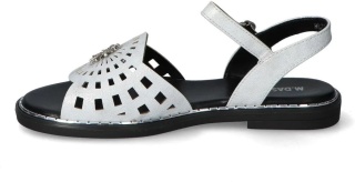 Sandały damskie M. Daszyński MR2266-11 srebrny