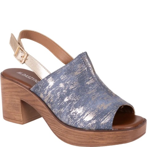 Sandały damskie M.Daszyński MR23126-7 niebieski