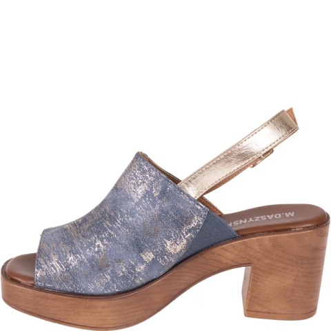 Sandały damskie M.Daszyński MR23126-7 niebieski