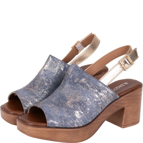 Sandały damskie M.Daszyński MR23126-7 niebieski